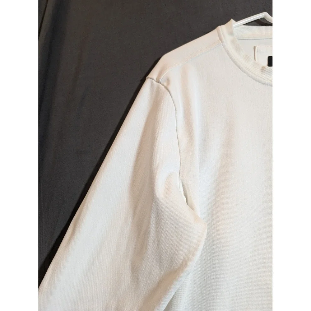 True Religion Sweatshirt Mens‎ XL White Crewneck Long Sleeve Pocket Pullover Top